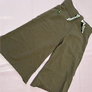 Kids Brown Wide-Leg Pants